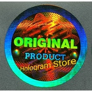 Original hologram sticker "pearl" silver
