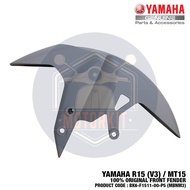 YAMAHA R15 V3 MT15 R15M 100% ORIGINAL FRONT FENDER MUDGUARD DEPAN MATT SILVER MBNM3 BK6-F1511-00-P5