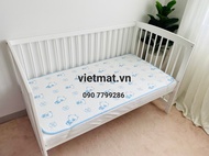 Size 62x114cm - Tấm lót chống thấm cho bé cotton 4 lớp VIETMAT trải cũi Chilux mềm êm thoáng mát khô