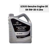 Lexus Engine Oil Fully Synthetic 5W20 SN 4L OR 1L 4LITER OR 1LITER NX RX UX LX LS ES VIOS CITY ALMER
