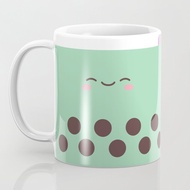 Kawaii Matcha Boba Tea Coffee Mug