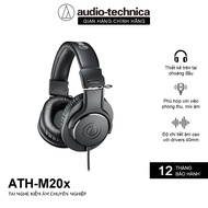 Tai Nghe Chụp Tai Audio Technica ATH-M20x Kiểm Âm Professional Hifi - Hàng Chính Hãng