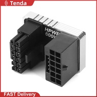 ATX3.0 Graphics Card GPU Power Supply Adapter 16Pin 600W 180 Degree DIY for RTX 4090 4080 4070 Ti 30