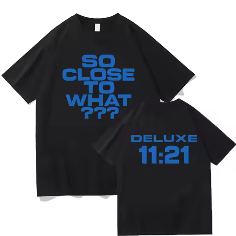 So Close To What Deluxe Album Tate Mcrae T-shirts Harajuku Summer Short Sleeve Round Neck Fashion Ne