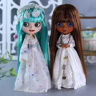 DBS Blythe clothes Xiangfei skirt White dress OB24 clothes Blythe doll