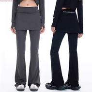 EMAX Seluar Skirt Muslimah Cotton Lycra Bootcut Sport Skirt Pants Plus Size (M-5XL)