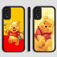 Case for OPPO RENO 2F 2Z A5X 13F 2025 A5 A5i PRO 5G FA-52 Winnie Bear Black Silicone