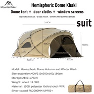 MOUNTAINHIKER dome tent outdoor portable tent shelter dome tent with zipper door zipper window scree