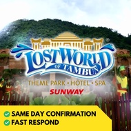 [BUY 2 RM30 OFF] Lost World of Tambun Tiket Themepark + Hotspring 1 Hari Siang Sampai Malam