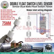double float switch water level sensor dual balls float switch 75mm -Bhre Cakra