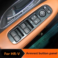 YAE Car Door Windows Lift Button Panel Cover Trim ABS Decoration Cover 4pcs for Honda HRV HR-V VezeL RHD LHD 2014 2015 2016 O18