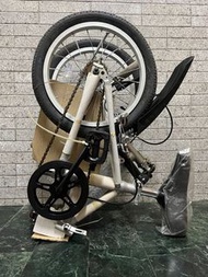 《全新》腳踏車16吋高碳鋼折疊式腳踏車 輕型 好攜帶