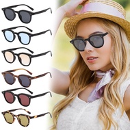 Round Frame Sunglasses Retro Fashionable Rice Nails Unisex Sunglasses Sunglasses Q5g2