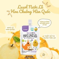 Box of 10 packs of lusol Korean bellflower pear juice due October 9, 2025 helps increase resistance,