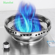 BLUEVELVET Wok Ring, Energy Saving Stainless Steel Wok Support Rack, Kitchen Accessories Windproof Universal Fire-gathering Stove Windshield Outdoor