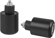 HAONEL 7/8" Universal Motorcycle Handlebar Grips Plug Aluminum Bar End Cap Sliders Replacement for S