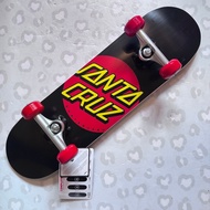 SANTA CRUZ - Classic Dot Black 7.25" Complete Skateboard