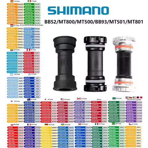 Shimano Bottom Bracket BB52 MT801 BB93 MT501 MT500 BSA Fits 68/73mm MT500 PA MT800 PA Press Fits 89.
