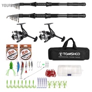 youpsg Title: Telescopic Fishing Rod Combo 1.8M+2.4M Carbon Fiber Spinning Reel GH3000x2 100M Line L