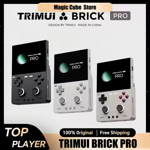 TRIMUI BRICK PRO Retro Handheld Game Console Portable Video Player Linux System Open Source 3.95 Inc