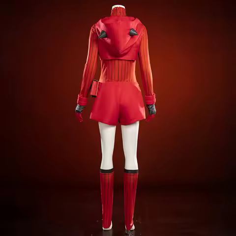 Team Magma Female Grunt Cosplay Costume Hooded Outfit