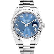 Rolex Rolex Log Type Automatic Mechanical Watch Men's116334Blue Roman Engraved