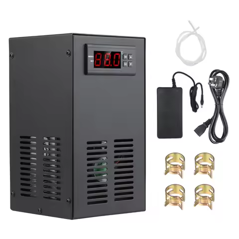 40L 20L Aquarium Chiller Aquarium Cooler LCD Display Quiet Fish Tank Cooling System for Fish Water G