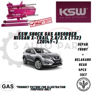 NISSAN X-TRAIL 2.0/2.5 (T32) (2014Y~)  (FRONT / REAR) 100%BRAND KSW SHOCK ABSORBER (HEAVY DUTY)