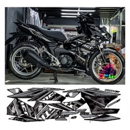 Tem rời Winner X V3.V4 - Mẫu tem xám đen. Chất liệu PPF Cao Cấp : 3 Lớp Chống Nước Chống Phai Màu. N