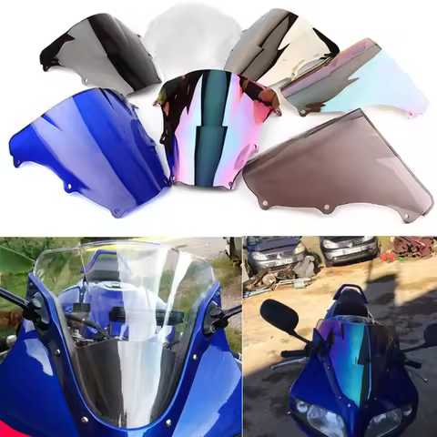 Motorcycle Double Bubble Windshield For SUZUKI SV650 SV650S SV1000 SV1000S SV 650 1000 WindScreen Ac