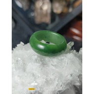 Hetian Jade Bangle Ring with Certificate