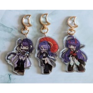 Honkai Impact 3rd, Genshin Impact, Honkai Star Rail Acrylic Charms - Raiden and Acheron Keychain Col