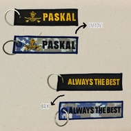 KEYCHAIN EMBROIDERY PASKAU | PASKAL