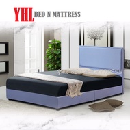 YHL Sadiah Fabric / PVC Divan Bed Frame (More Than 20 Choice Of Colours)