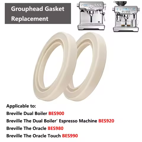 Breville Dual Boiler Replacement Grouphead Gasket Seal 58mm Silicone Steam Ring for Breville BES900/