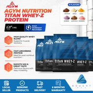 AGYM Nutrition Titan Whey-Z Protein 2kg – Premium Muscle-Building Whey Formula for Strength Recovery