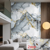 2mm 40/60/120x300cm 3D Waterproof Marble Sheet,  10 feet Imitation Ceramic Wall Sticker Tiles Wallpa