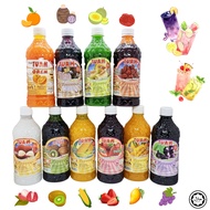 Pati Bes Sirap Berperisa TUAH / Kordial Syrup Anggur / Mangga / Tembikai Susu / Longan Kundur / Kela