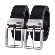 11CK020004 Jeans Jeans Men's Reversible Leather Belt CK Logo Buckle Leather Belt Cool Stylish (S Siz