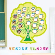 Every Week Star Apple Tree Classroom Class Cultural Layout Wall Stickers 20 Weeks Photo Wall Points 
