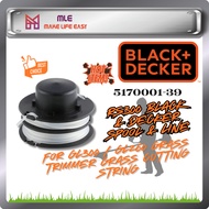 RS300 BLACK & DECKER SPOOL & LINE - 5170001-39 FOR GL300 / GL260 GRASS TRIMMER GRASS CUTTING STRING
