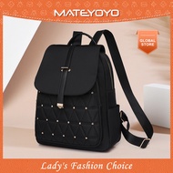 【A Great】 MATEYOYO Women Backpack Fashionable Ladies Backpack Korean School Backpacks Casual Simple