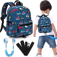 Accmor Toddler Backpack with Leash, Cute Baby Backpack with Anti Lost Wrist Link, Mini Kids Backpack