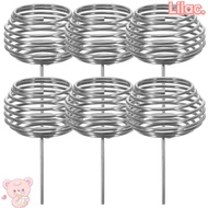 LILAC 10pcs Bonsai Baskets, With Spikes Stainless Steel Gardening Fertilization Baskets, Portable Fe