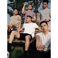 GTAL American Ration T-Shirt Solid Color Stitching Stretch Fiber Short Sleeve Breathable Sports Mois