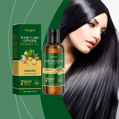 Ginger Anti Loss Shampoo Hair Strengthen Restore Damaged Oil Control Cleansing Dandruff Moisturizing