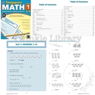 SAP Singapore MATH PRINTING BOOK Level 1 2 3 4 - Level 1