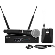 Shure QLXD124/85 Handheld and Lavalier Combo Digital Wireless Microphone System 1-Year Local Warranty