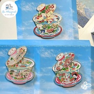 [AVAILABLE] Guangzhou Shanghai Dealer souvenir tea cup Magnet travel refrigerator sticker