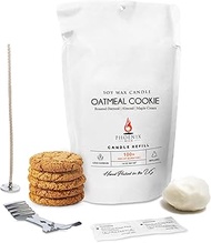 Phoenix Wick Candle Refill - New Soy Wax & Wick for Your Luxury 14oz Candle Jar - Adds 100 Hour Burn